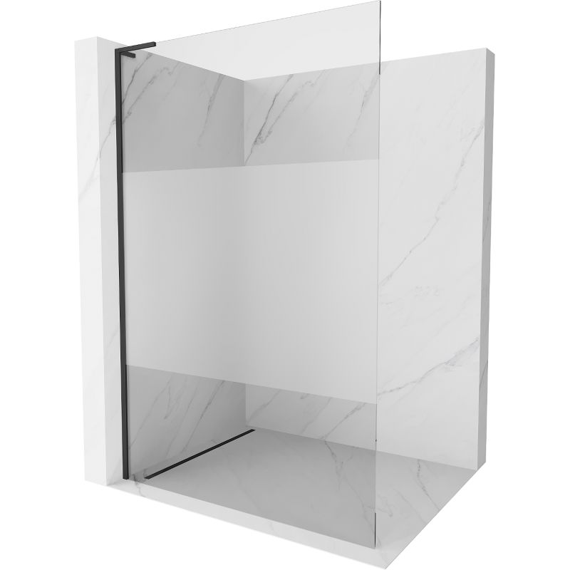 Ścianka prysznicowa Mexen Kioto L czarna 90 x 200 cm 800-090-103-70-35 1 szt.