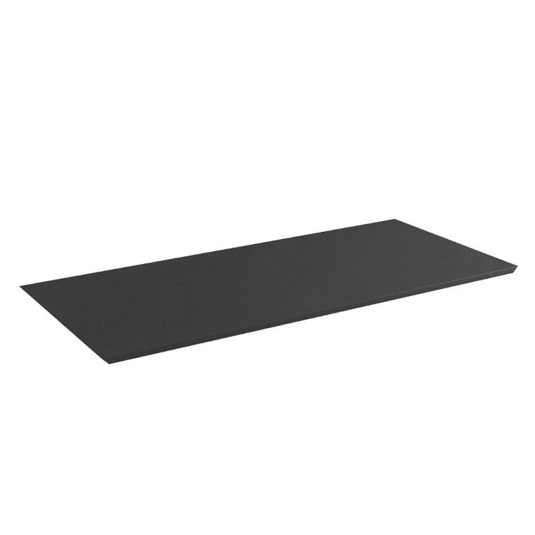 Blat łazienkowy KROFAM kompaktowy 80 cm czarny z fazą 45 stopni 1 szt.