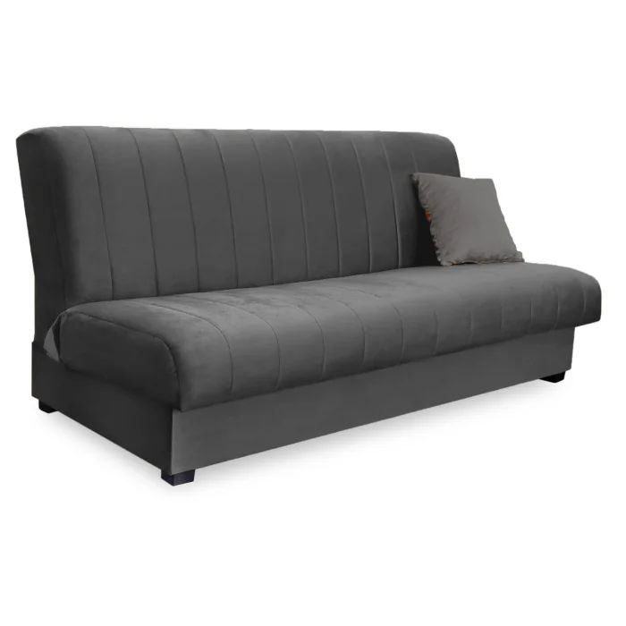 Wersalka Mebel Elite SIGMA Rozkładana Do Spania Kanapa Sofa Dwuosobowa Szara 1 szt