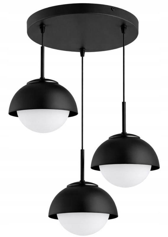 Lampa Wisząca Żyrandol Elko-Lighting 3-Punktowy Cosmo czarny 1 szt