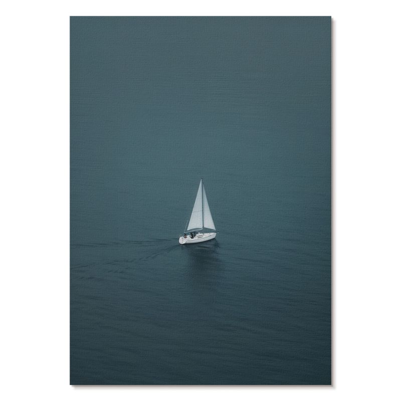 Obraz Plakat Canvas Tulup 42x59,4 cm (A2) Żaglówka na wodzie Do salonu, biura, sypialni 1 szt.