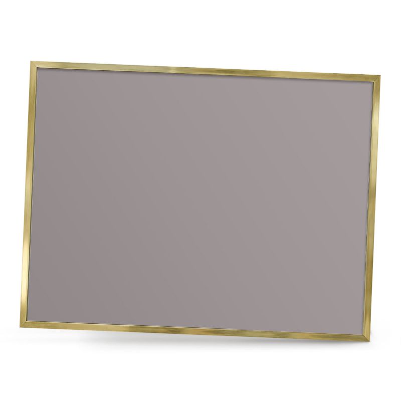 Ozdobna tablica na magnesy ArtPrintCave 80x60 Popielata szarość w złotej ramie 1szt