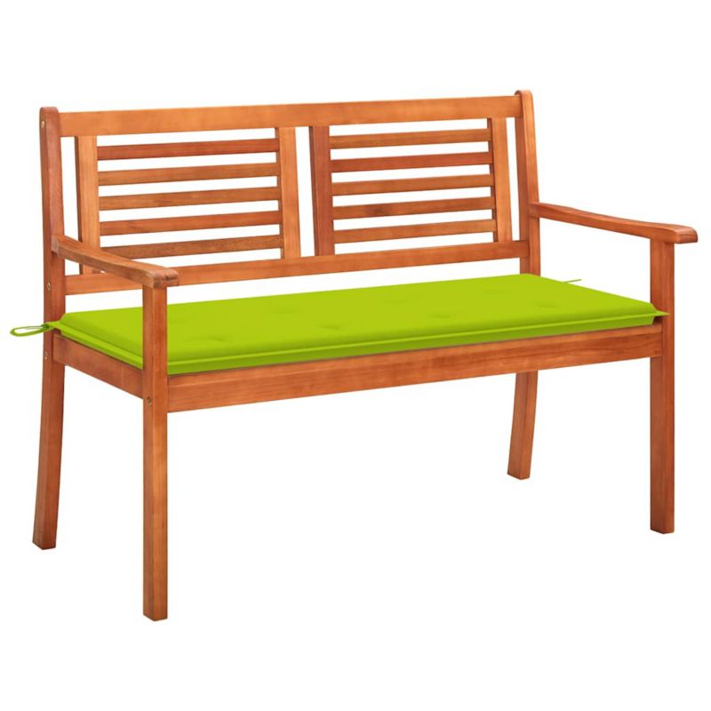 Ławka ogrodowa WaszeMeble z drewna brązowa z poduszkami WM-3060980 1 szt.