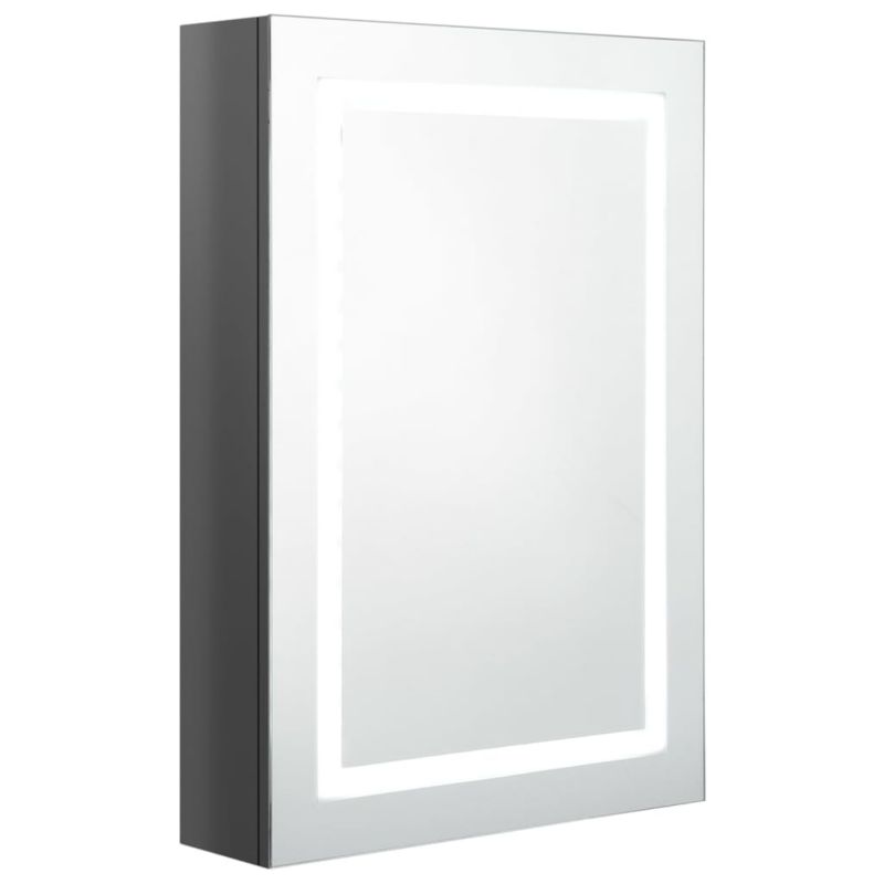 Szafka łazienkowa wisząca WaszeMeble szara z lustrem WM-326491 1 szt.