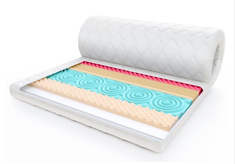 Materac nawierzchniowy FDM 120x200 topper profilowana pianka wysoko-elastyczna H30 1 szt.