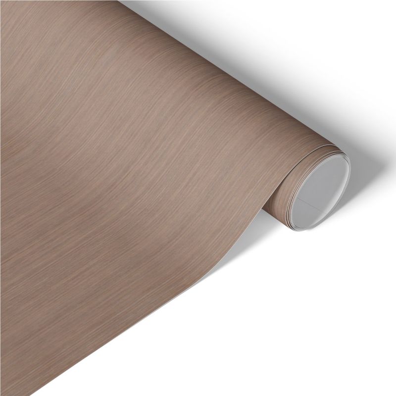Okleina Meblowa Tulup 65x130 cm Brązowe linie Samoprzylepna Folia do Renowacji DIY 1 rol.