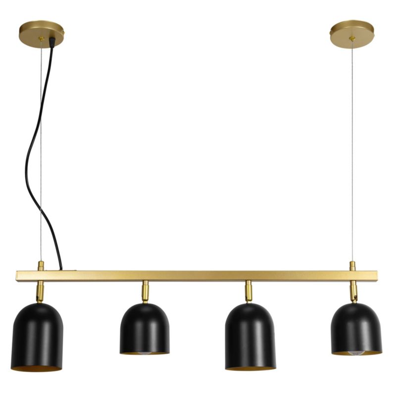 Lampa Sufitowa Wisząca Toolight App1031-4Cp Czarny