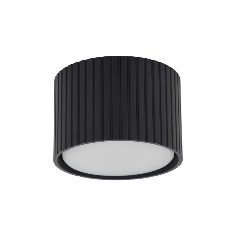 Spot Tk Lighting Ferro czarna tuba Downlight natynkowy + żarówka Gx53 -1szt.