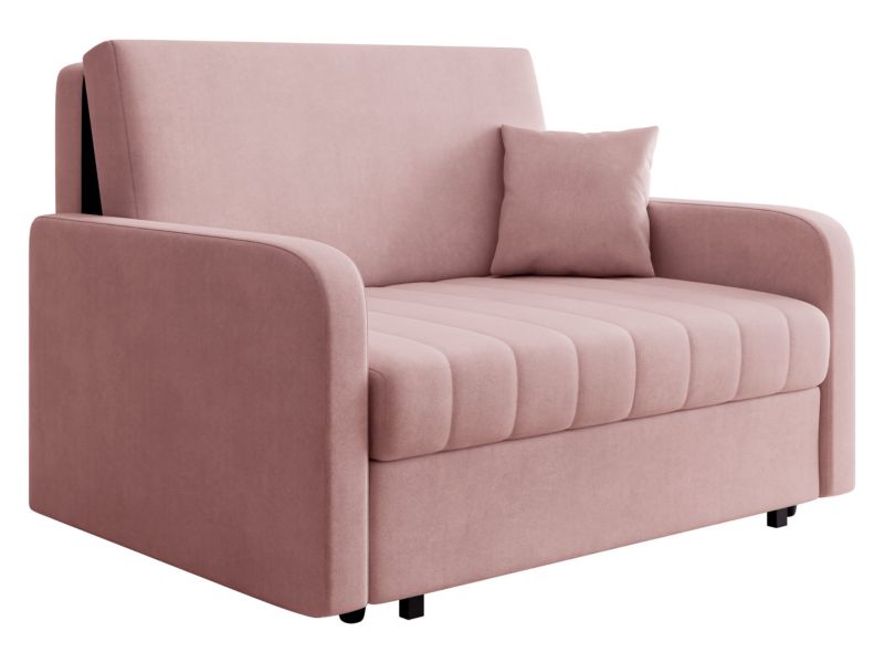 Kanapa rozkładana MIRJAN 24 Viva Silk II różowy 1 szt.