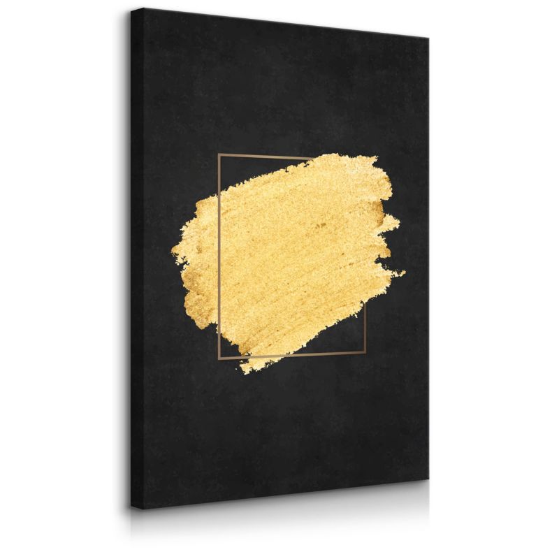 Obraz Muralo Do Salonu Abstrakcja Złoty Wzór Styl Glamour Dekoracja 30x40 cm 1 szt.