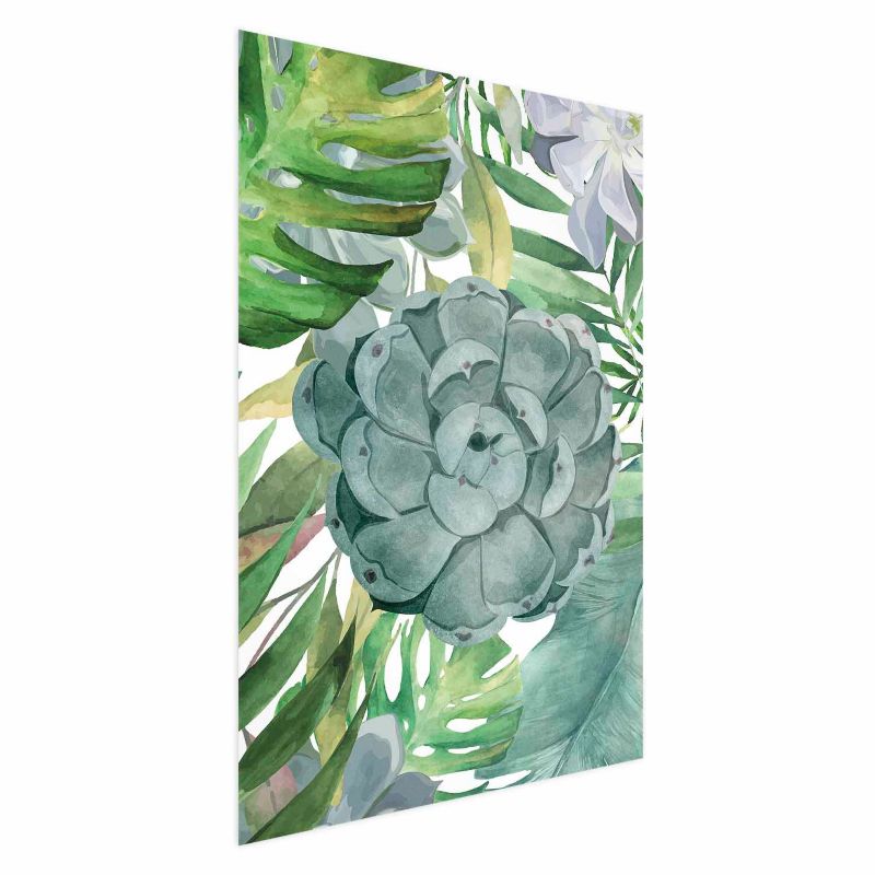 Plakat Artgeist Tropikalna flora 40x60 cm bez ramy bez marginesu 1 szt