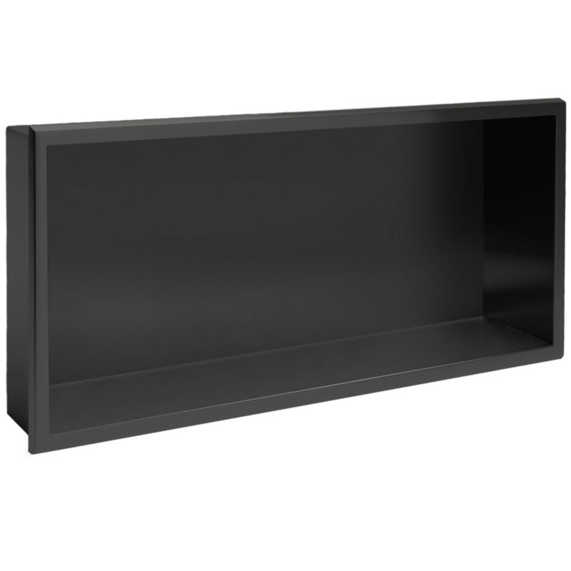 Półka Łazienkowa Wnękowa Rea Czarny 10X60X30CM 1Szt