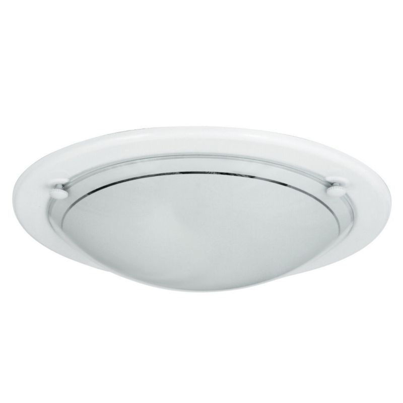 Plafon sufitowy Rabalux Ufo biały szkło opalizowane szkło 1 x E27 x 60W IP20 wym: 28,5 x 28,5 cm - 1 szt.