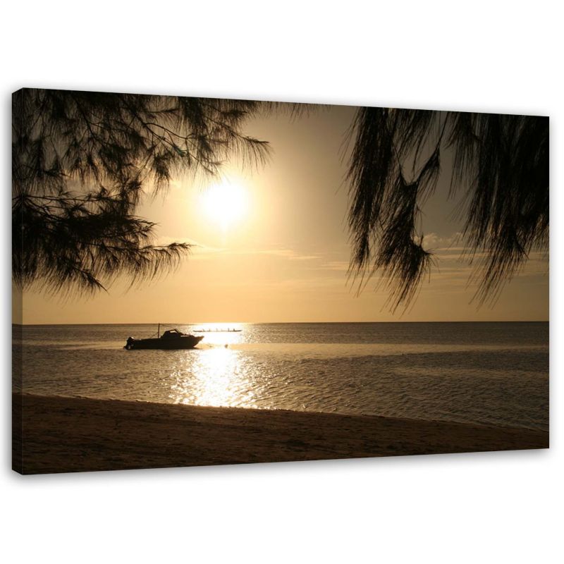 Obraz na płótnie Feeby Tropikalna plaża morze pejzaż 30x20cm 1szt