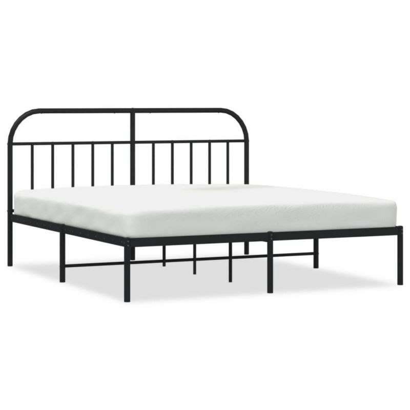 Łóżko metalowe WaszeMeble 180x200 cm czarna WM-353639 1 szt.