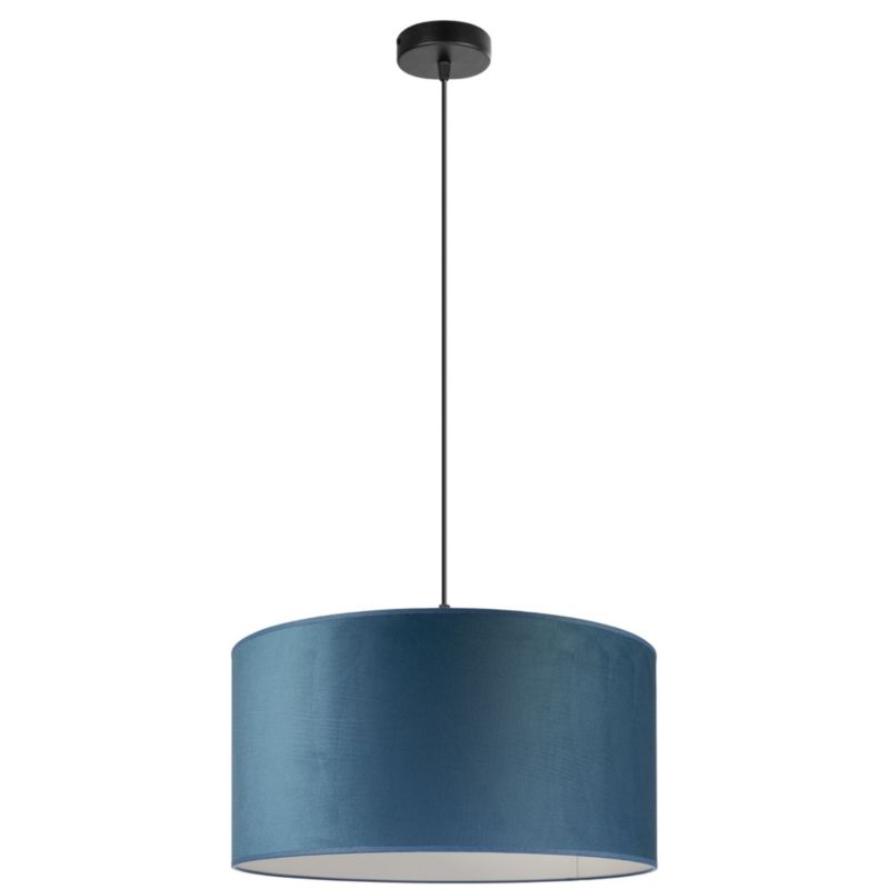Lampa wisząca Tornado 50cm ABAŻUR WELUR jeans E27 1 szt.