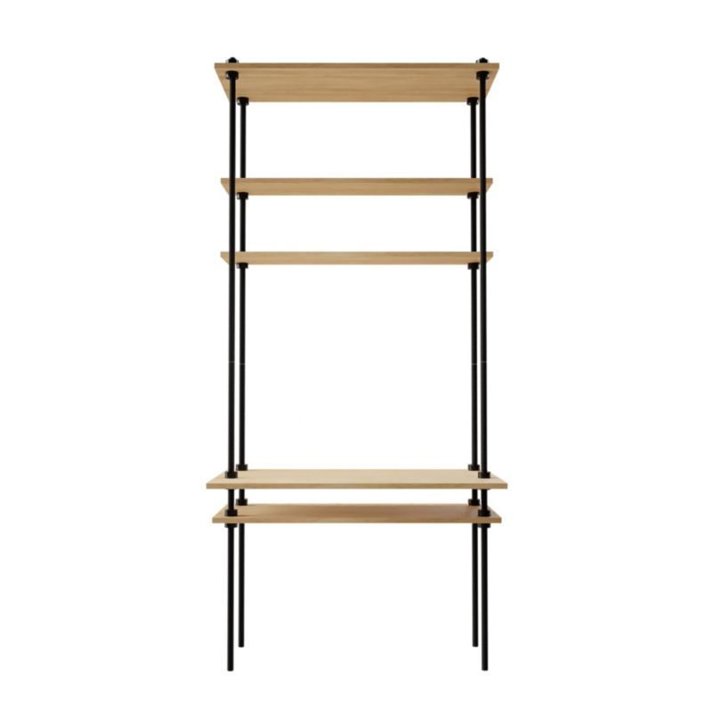 Biurko z regałem AR Shelving Deco nośność 30 kg na półkę 185x85x52,5 cm 1 szt