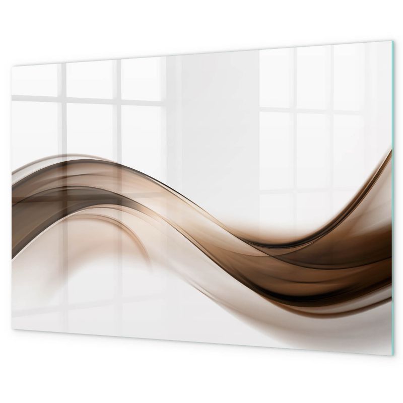 Tablica Magnetyczna Suchościeralna Tulup 90x60 cm Abstrakcja linia Planer ścienny do kuchni Czarny marker 1 kpl