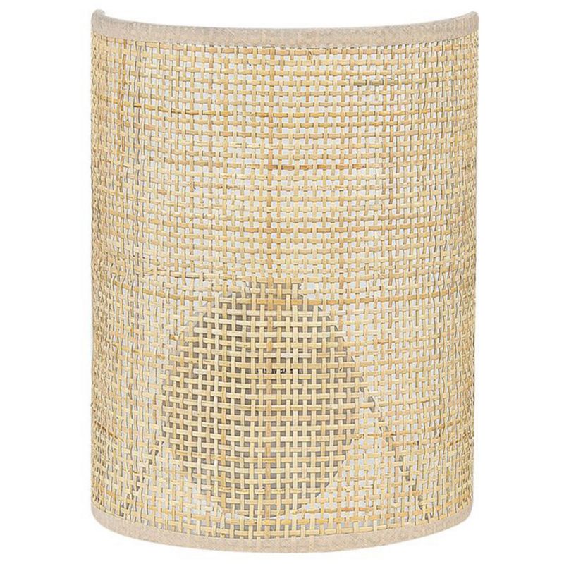 Lampa ścienna Demitrie Rattan Naturalny 1 szt.