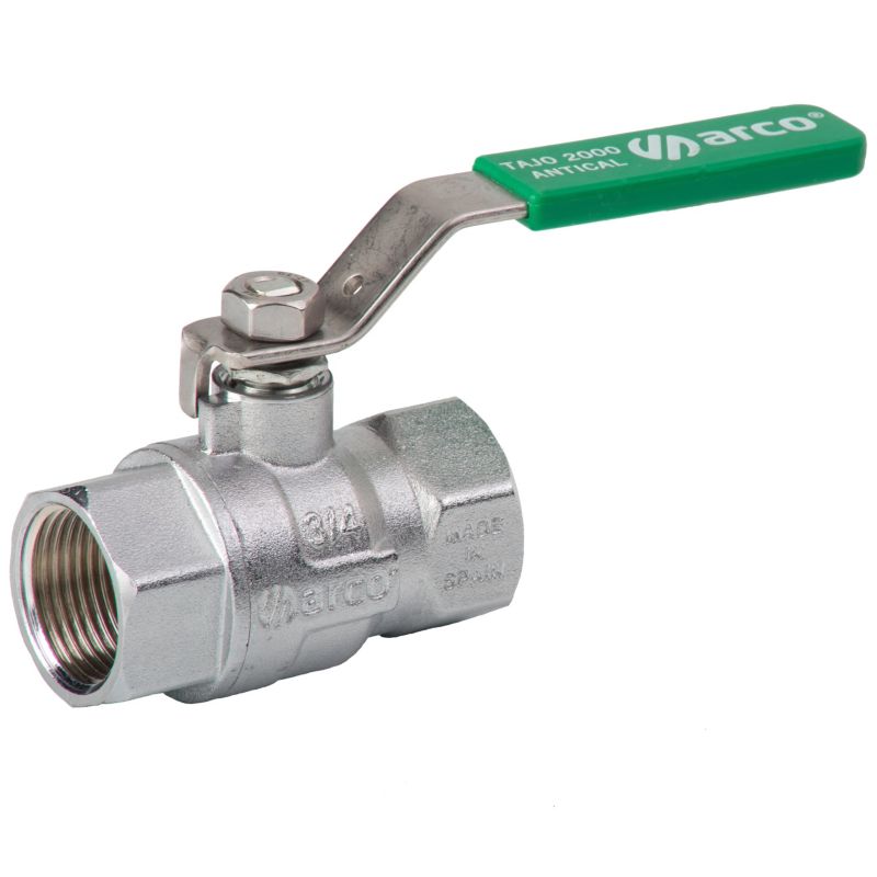 Zawór Arco kulowy antykamienny TAJO 2000 z 12.7 mm GW x 12.7 mm GW uchwyt nierdzewny 1 szt.
