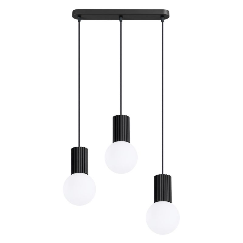 Lampa wisząca HALO 3L czarna Sollux Lighting 1 szt.