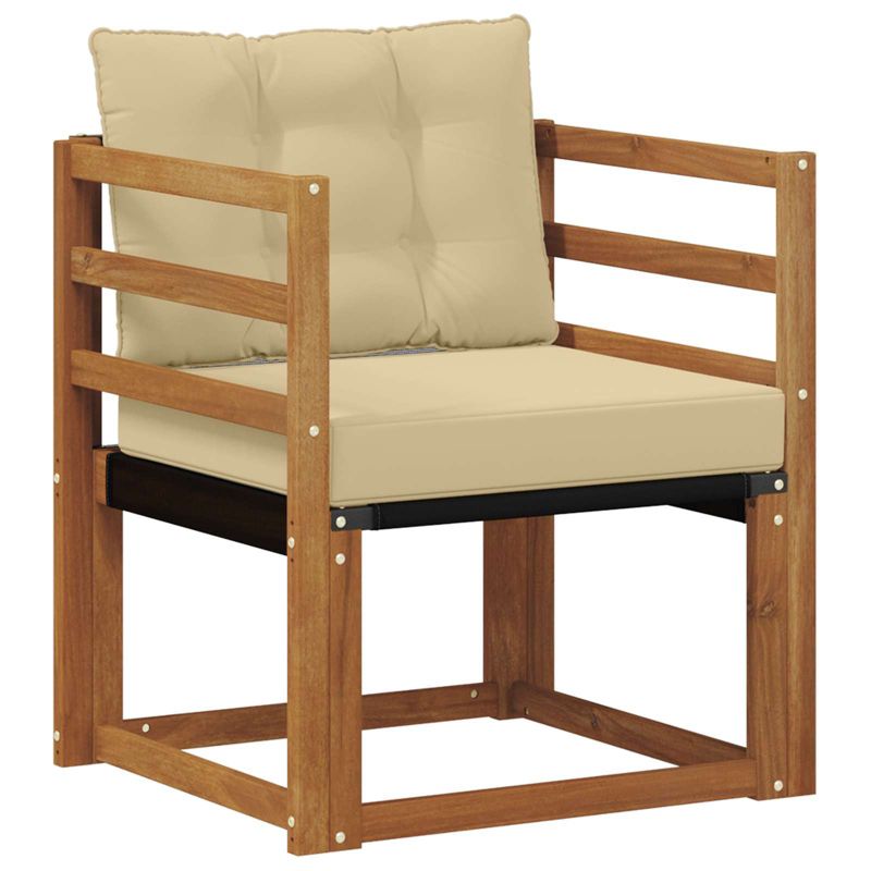 Sofa ogrodowa WaszeMeble z akacji brązowa z poduszkami WM-3436289 1 szt.