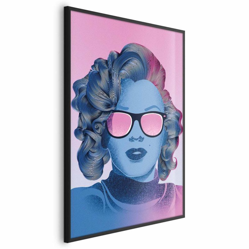 Plakat Artgeist Norma Jeane 60x90 cm z ramą czarną 1 szt