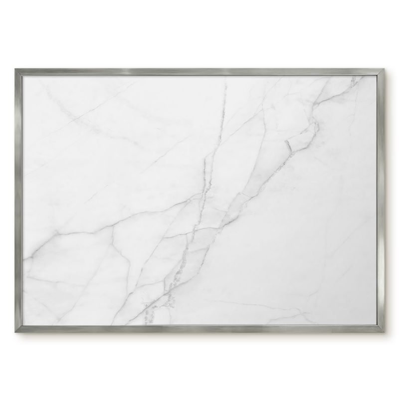 Tablica Na Magnesy Tulup 70x50 cm Ceglany motyw - Srebrna rama Do salonu, biura 1 szt.