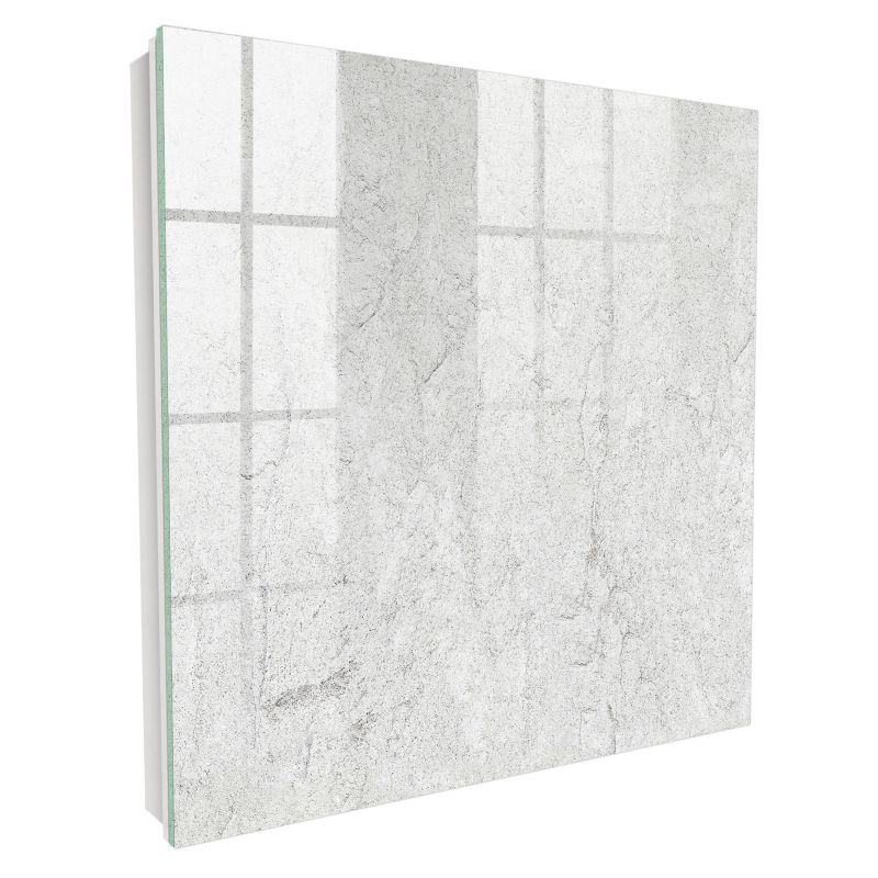 Skrzynka Na Klucze Szkło Hartowane Tulup 30x30 cm Delikatny kamień - Biała - Otwierana na prawo 1 szt.
