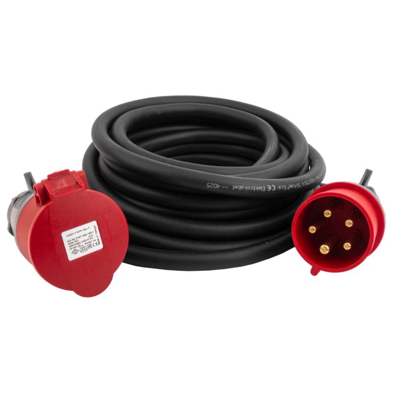 Przedłużacz siłowy Doktorvolt 10m 400V CEE 16A 5P IP44 H07RN-F OnPD 5x4mm² DV-6708-CEE-32 1szt