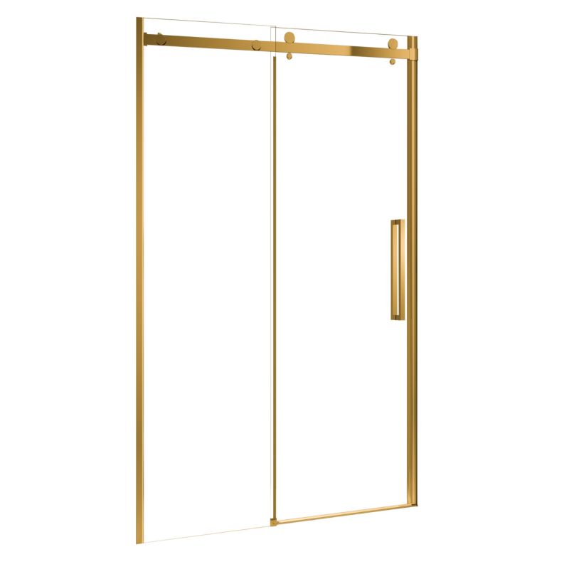 Drzwi prysznicowe Kabi ALEXA złote połysk 120 cm Nano Glass 8mm 1 szt.