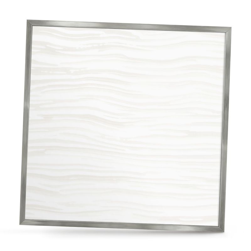 Tablica magnetyczna do salonu ArtPrintCave 50x50 Harmonia linii w srebrnej ramie 1szt
