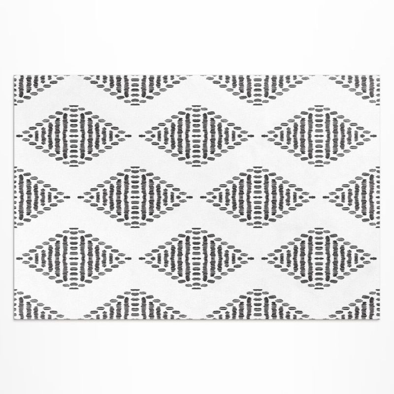 Dywan Winylowy Z Nadrukiem Wallfluent 100x150 cm Romby z kresek 1 szt.