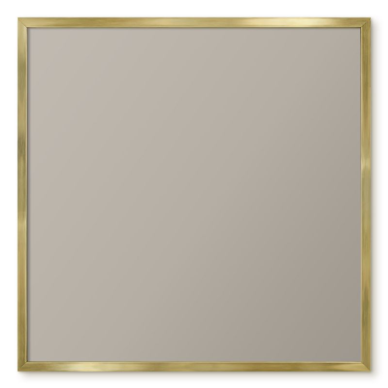 Tablica Magnetyczna Do Biura Tulup 50x50 cm Ciepła szarość - Złota rama Do sypialni, salonu 1 szt.