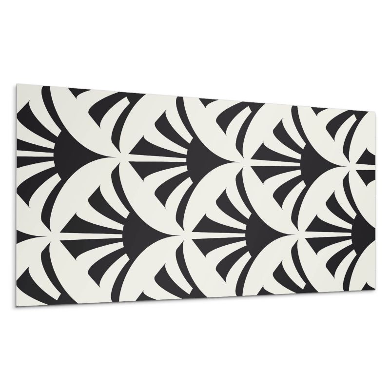 Panel samoprzylepny Wallfluent 100x50 cm Nowoczesne liście w abstrakcyjnej formie 1 szt.
