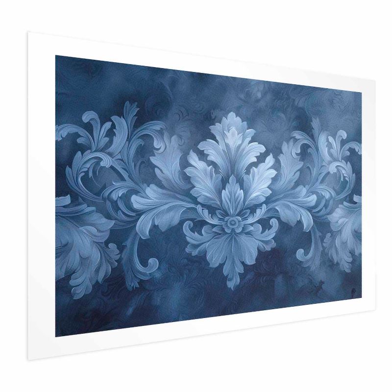 Plakat Artgeist Błękitny ornament 42x29,7 cm bez ramy 1 szt