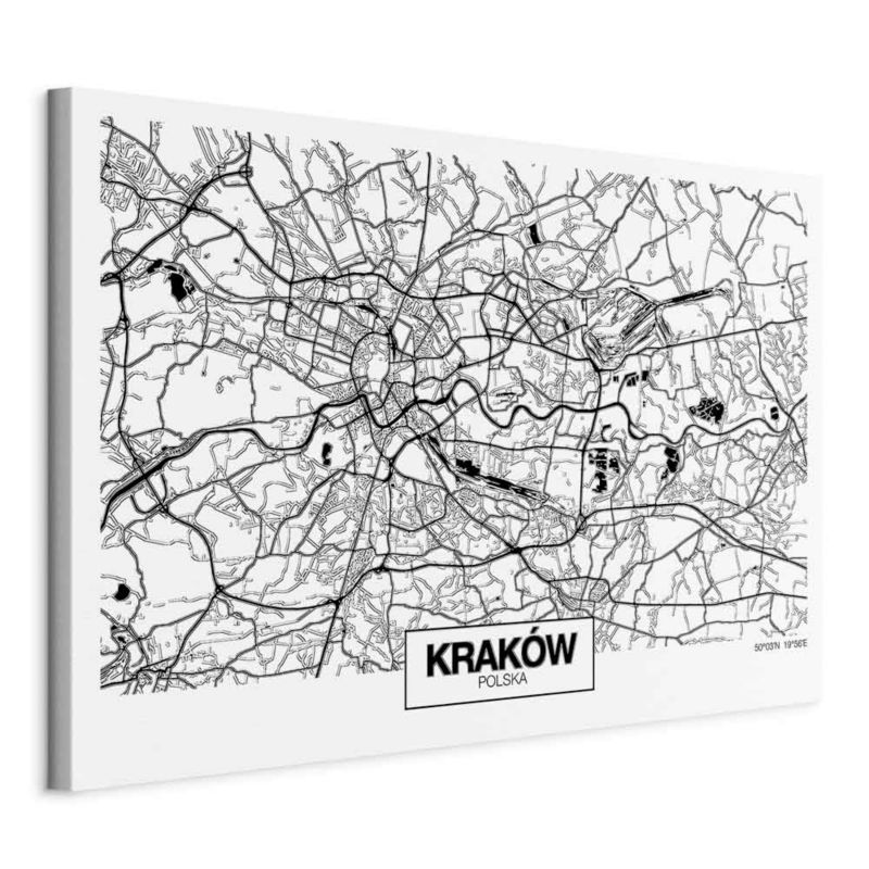 Obraz Artgeist Kraków 30 x 20 cm płótno włoskie 1 szt