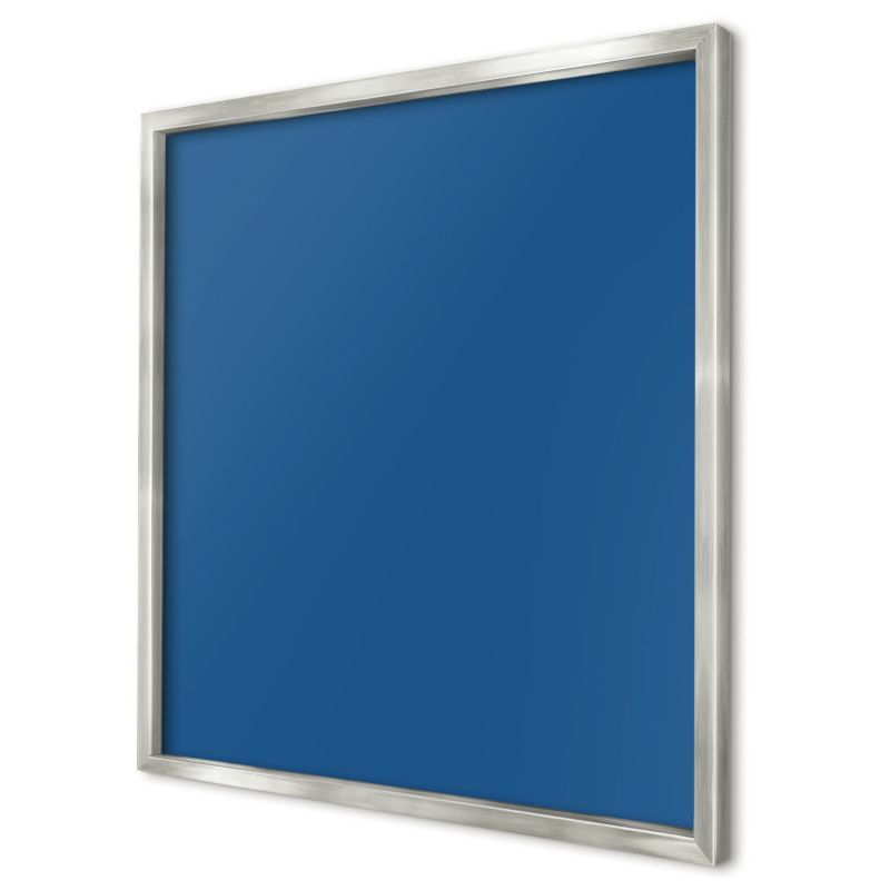 Tablica magnetyczna ozdobna Wallfluent 50x50 Ciemny błękit w srebrnej ramie 1szt
