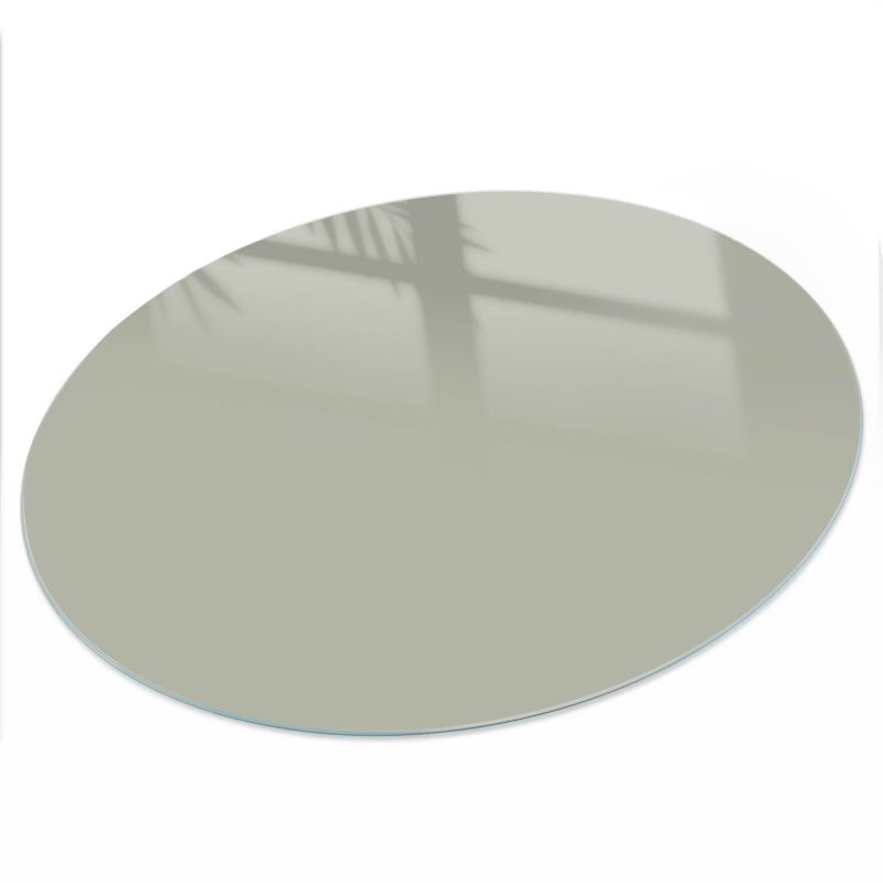 Blat Do Stołu ArtPrintCave fi70 cm Neutralna szarość - Blat Szklany Okrągły 1 szt.