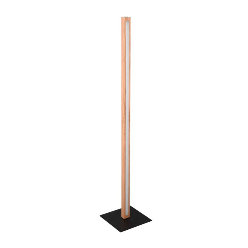 Lampa podłogowa stojąca Trio Bellari jasne drewno LED 20W 3000K 2300lm wym: 115 x 22 x 22 cm - 1 szt.