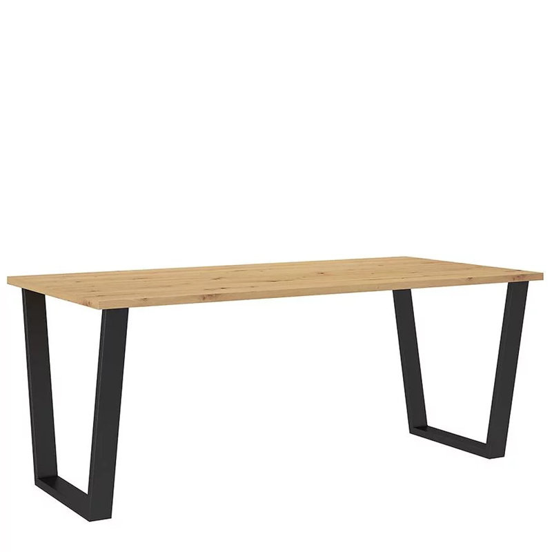 Loftowy stół na metalowych nogach KARO 185x90