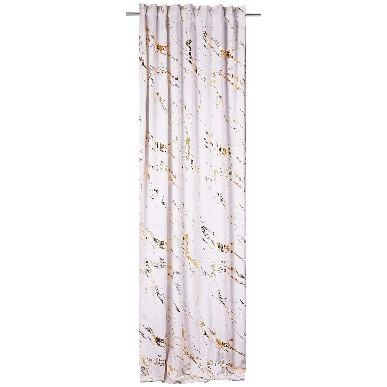 Zasłona ENDLESS CHIC na taśmie 140 cm x 270 cm biała
