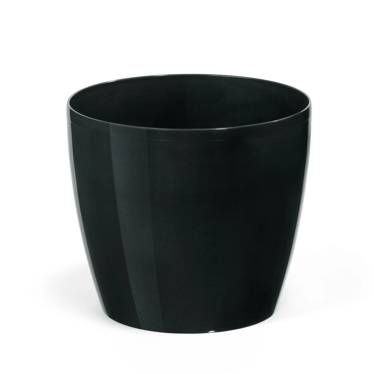 Osłonka plastikowa Magnolia czarna - śr. 13,5 cm