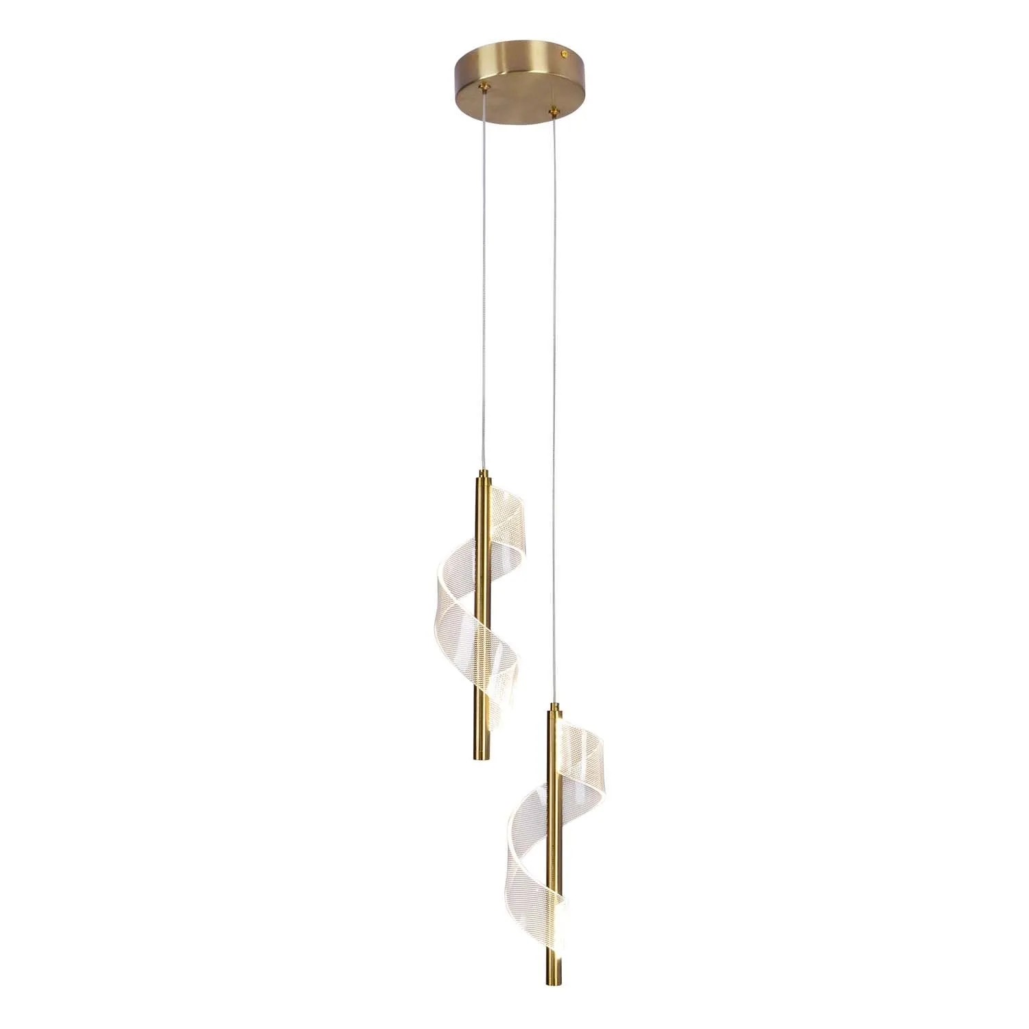Goldlux Lampa wisząca LED VELA 6W 4000K 730lm złota
