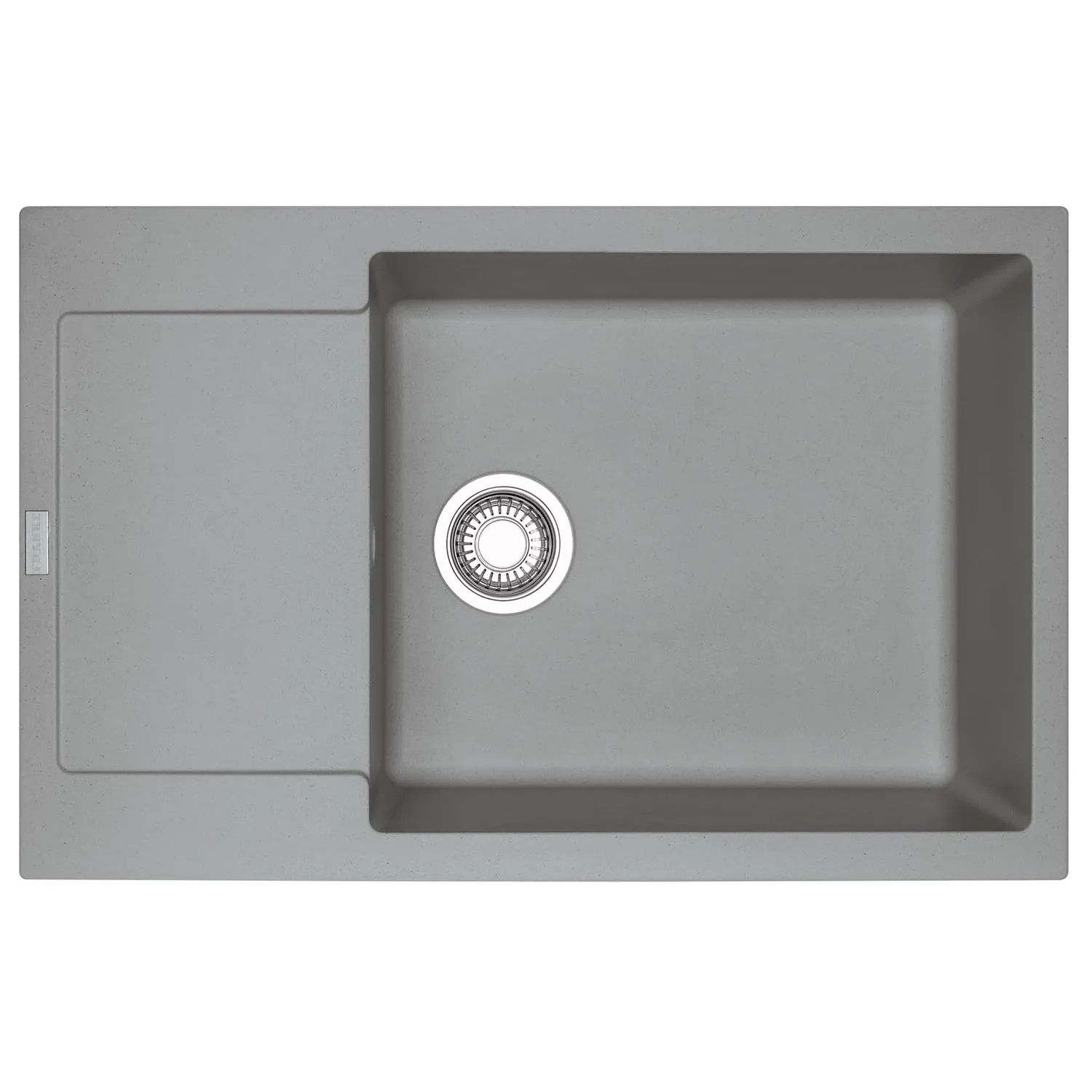 Franke Zlew 1-kom. z ociekaczem MRG 611-78 XL, szary 78 x 50 cm