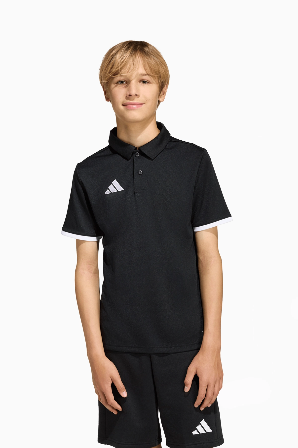Koszulka adidas Entrada 26 Polo Junior - Czarny