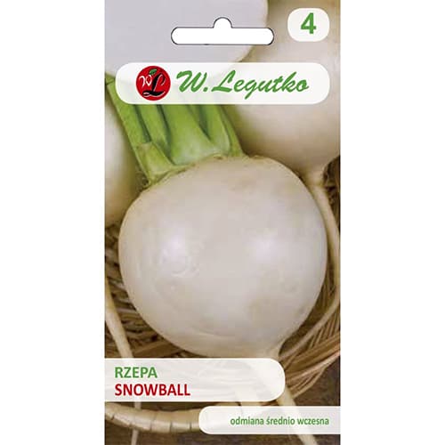 1 szt, Mairübe Bola de nieve - Samen: Ilość w opakowaniu: 5 g
