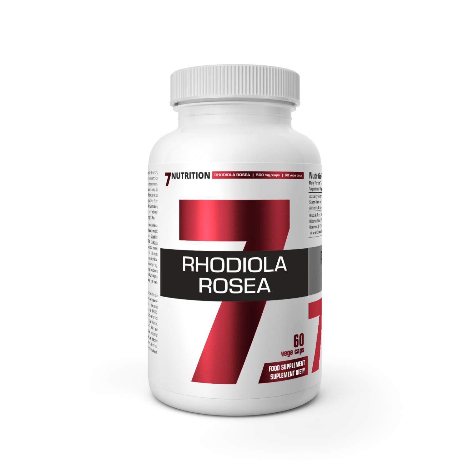 7nutrition rhodiola rosea 500 mg, 60 kapsułek