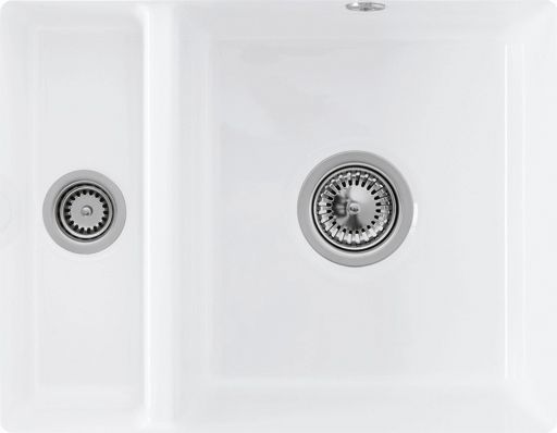 Villeroy & Boch Subway zlewozmywak ceramiczny 54,5x44 cm podblatowy CeramicPlus Weiss Alpin 675801R1