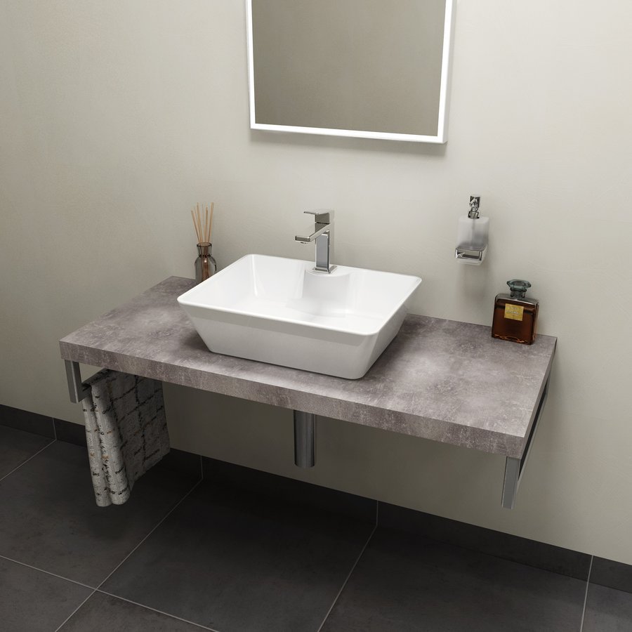 Sapho Avice blat 110 cm podumywalkowy cement AV117